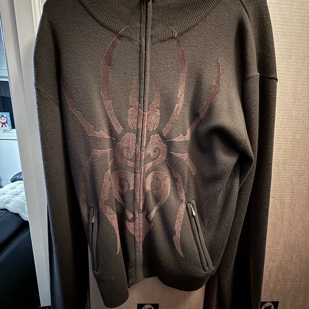 Men's Rare Spider Sweater with Spider Design